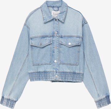 Pull&Bear Between-Season Jacket in Blue: front