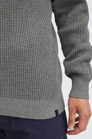 INDICODE JEANS Gebreid vest 'Revil' in Grijs