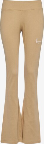 Regular Pantalon de sport Karl Kani en beige : devant