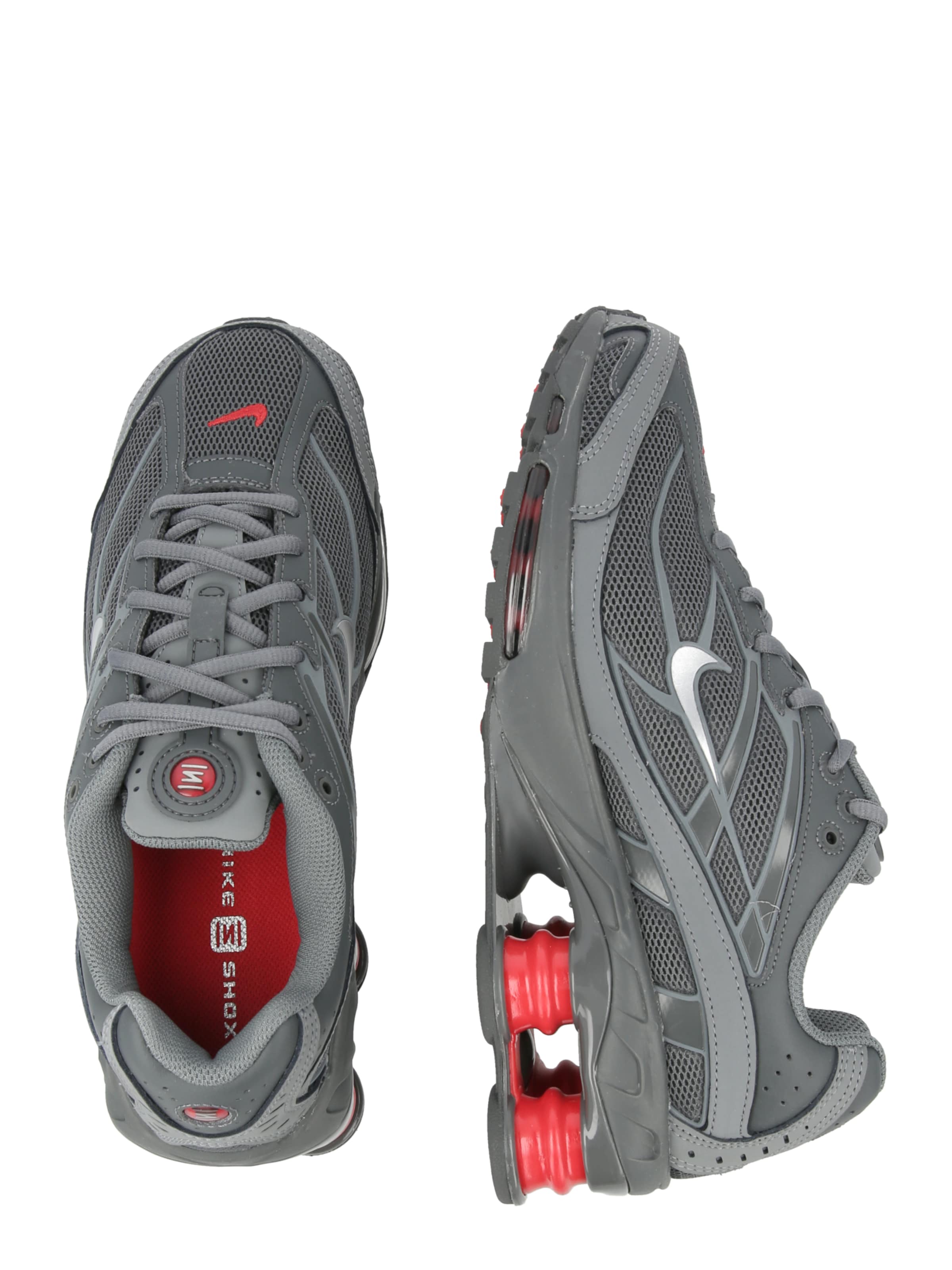 Baskets basses 'Shox Ride 2' Nike Sportswear en gris : sur le côté