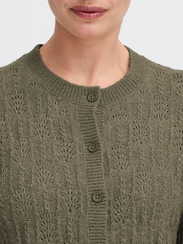 Oxmo Gebreid vest 'Sinva'' in Groen