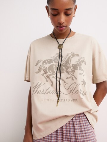 Pull&Bear T-Shirt in Grau