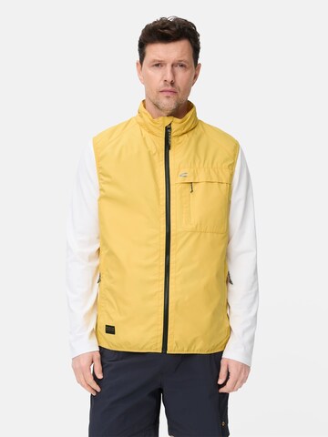 CAMEL ACTIVE Vest in Yellow: front