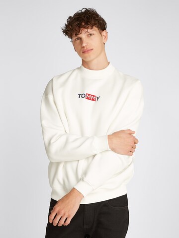 Tommy Jeans Sweatshirt in Weiß: Vorderseite