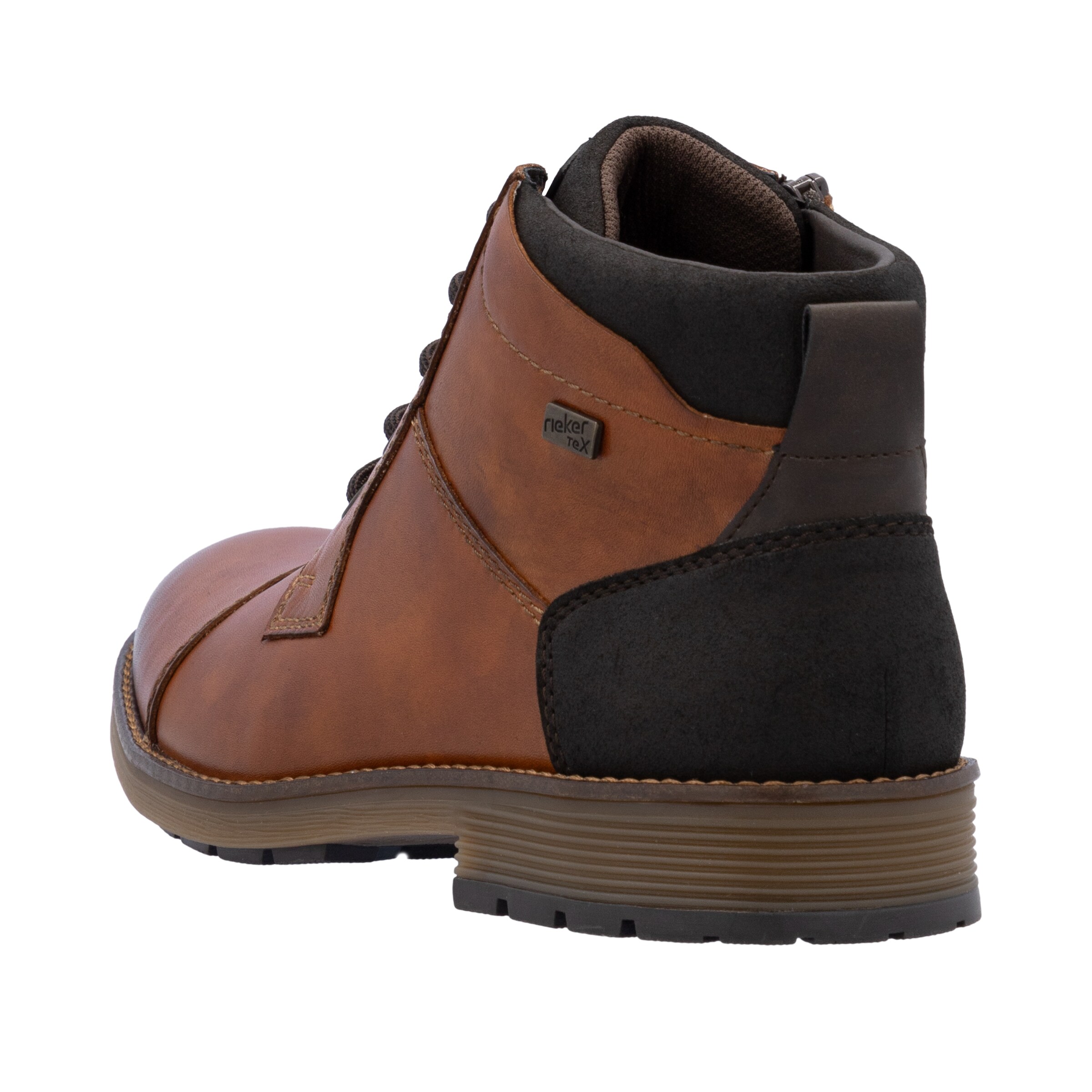 Bottes à lacets Rieker en marron