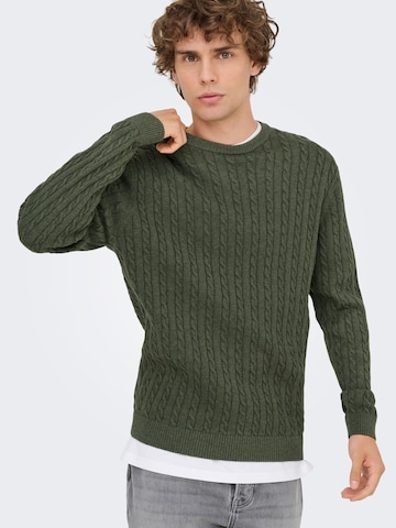 Only & Sons Pullover 'LOUI' i grå