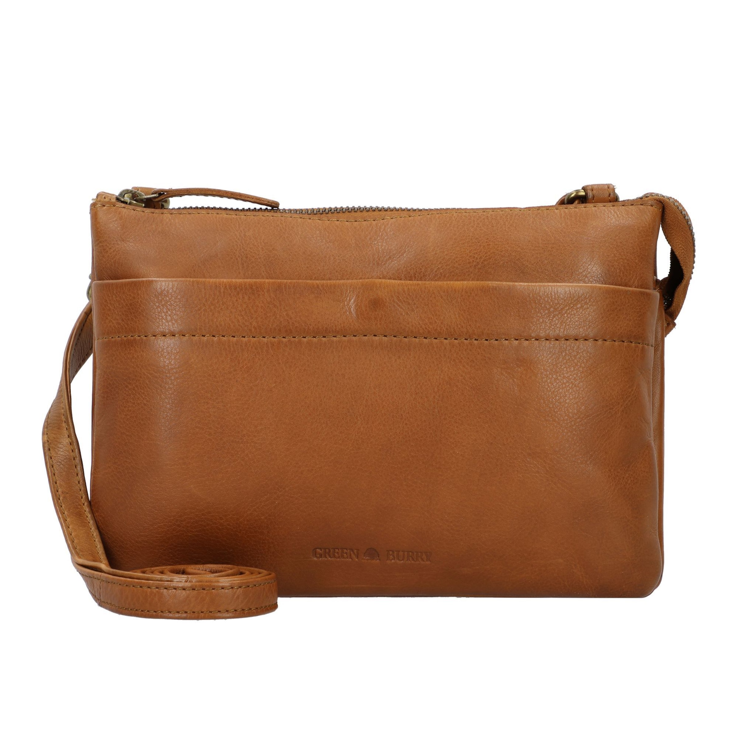 GREENBURRY Umhängetasche 'Colombiana' in Braun: Vorderseite