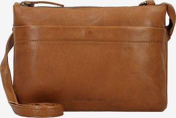 GREENBURRY Schoudertas 'Colombiana' in Bruin: voorkant
