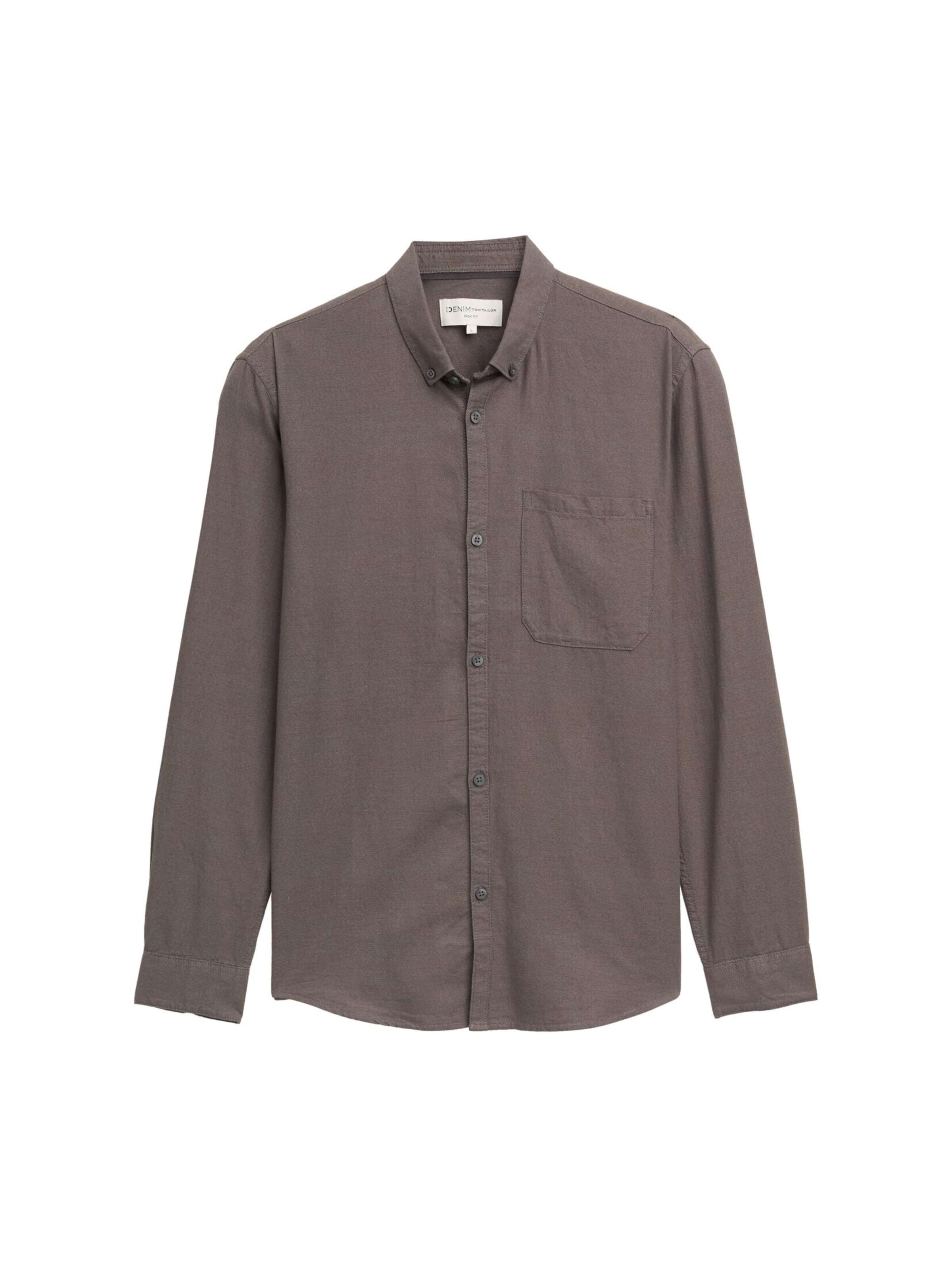 TOM TAILOR DENIM Button Up Shirt in Cappuccino, Item view