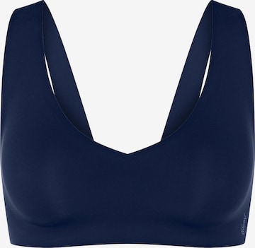 Soutien-gorge ' Blue ZERO Feel 20 ' SLOGGI en bleu : devant