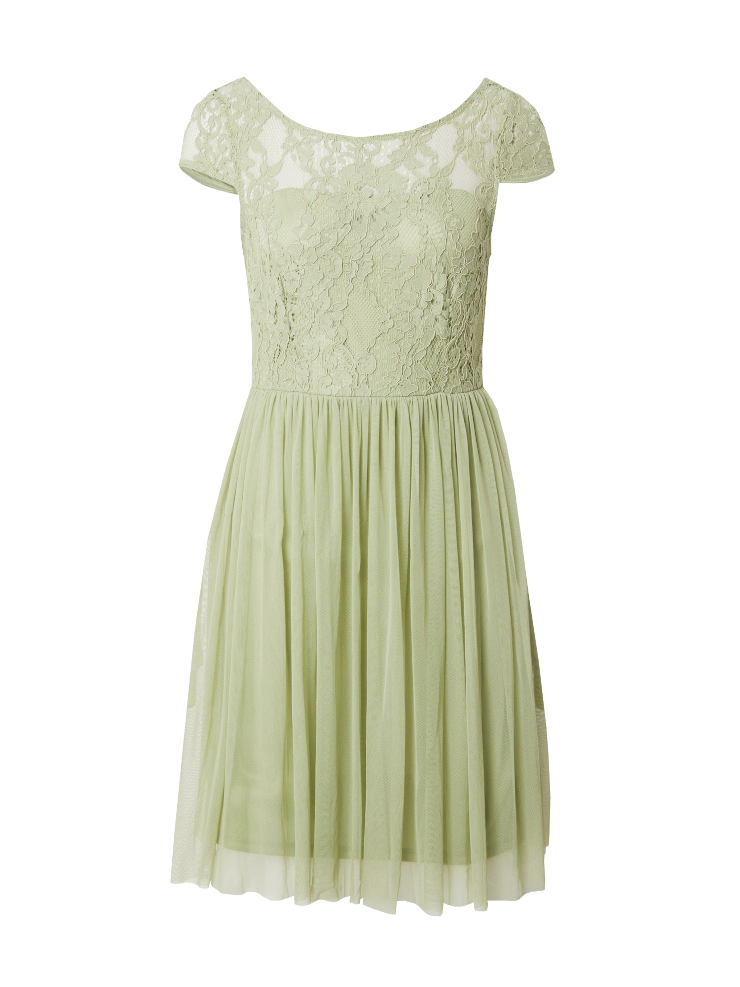 VILA Kokteilikleit 'ULRICANA', värv roheline: eest vaates