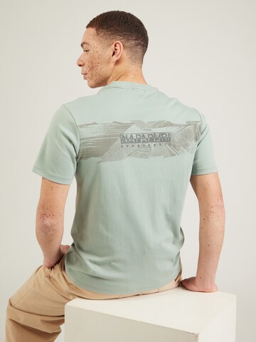 NAPAPIJRI - Camiseta 'VANNI' en verde: frente