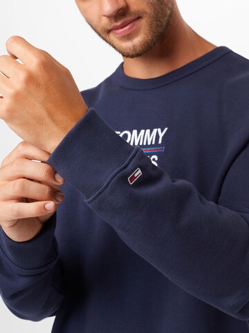 Tommy Jeans Mikina – modrá