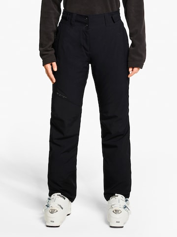 ZIENER Regular Workout Pants 'TALINA-Z' in Black: front