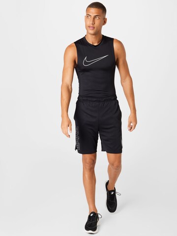 NIKE Funktionsshirt 'Nike Pro' in Schwarz