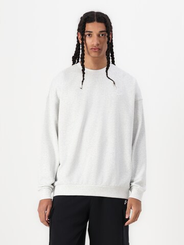 Nike Sportswear Sweatshirt 'Club FT' i vit: framsida
