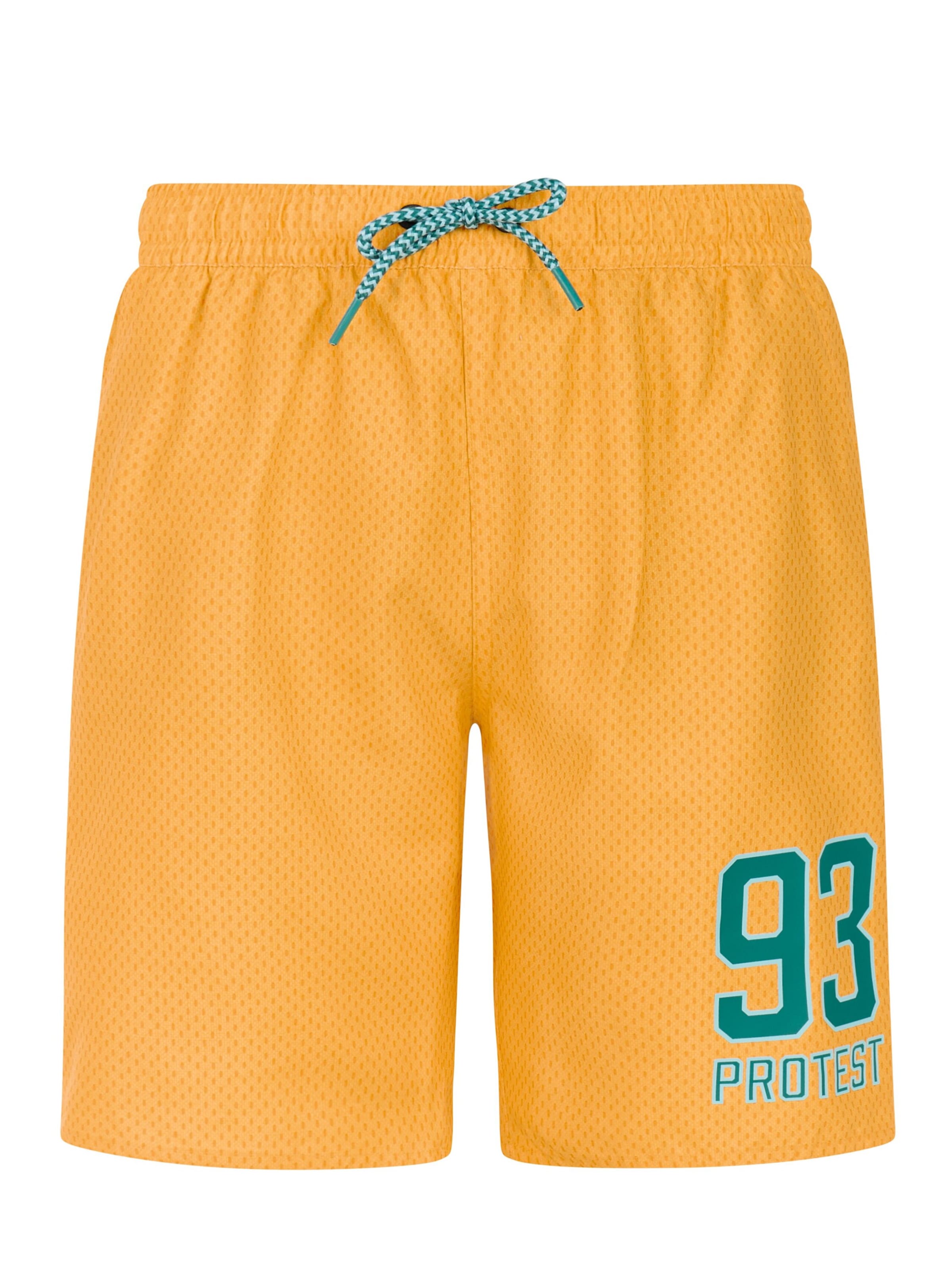 PROTEST Board Shorts 'PRTDacey JR' in Yellow: front