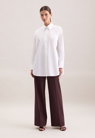 SEIDENSTICKER Blouse 'August Drop 252' in Wit: voorkant