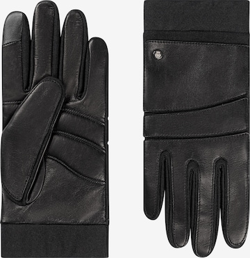 Gants 'DUNBAR TOUCH' Roeckl en noir : devant