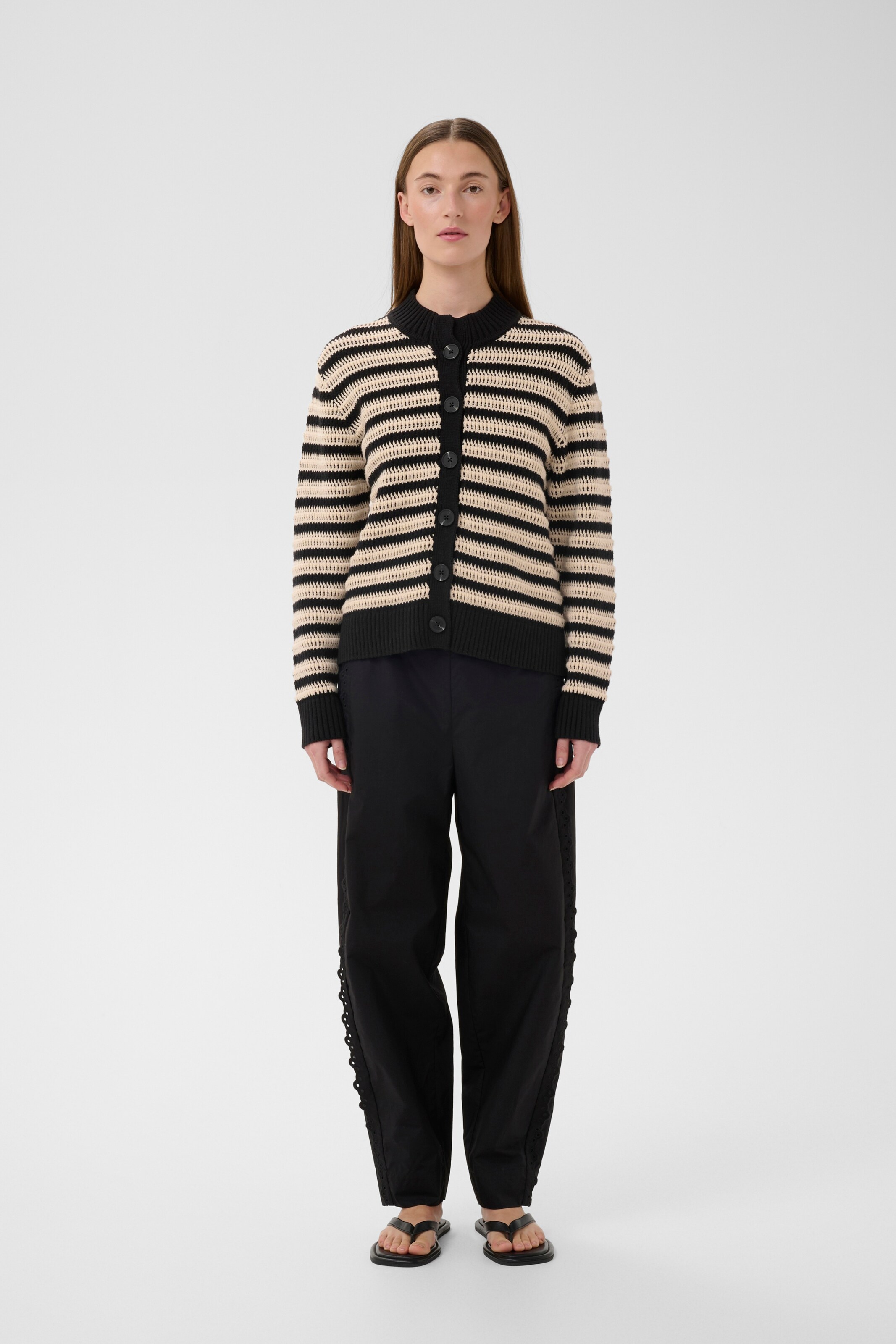 InWear Knit Cardigan in Black
