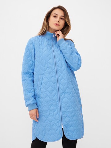 ILSE JACOBSEN Between-Seasons Coat 'ART06' in Blue: front