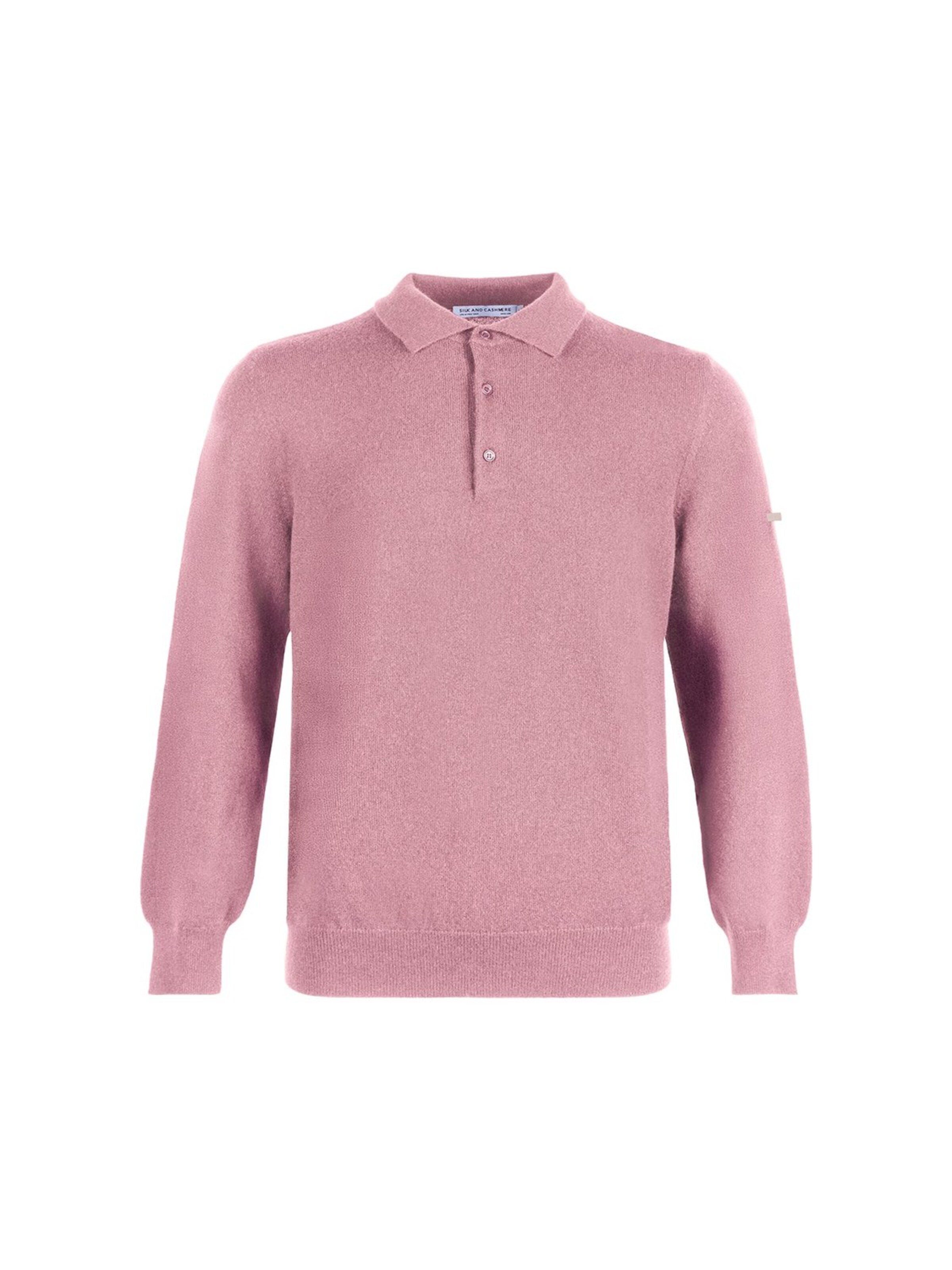 SILK & CASHMERE Knit cardigan in Pink