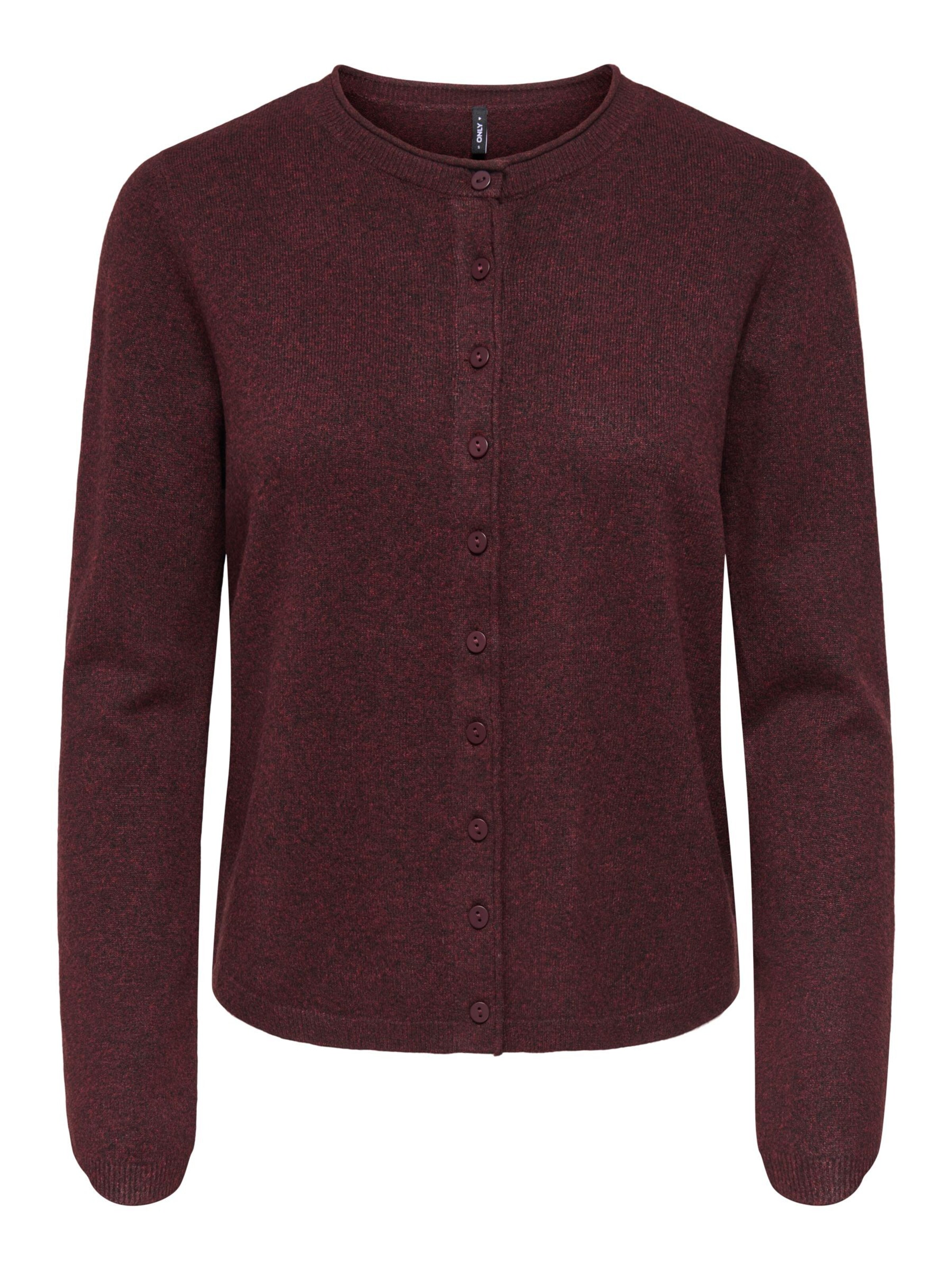 Cardigan 'ONLLOYAL' ONLY en violet : devant