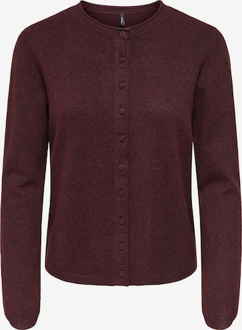 Cardigan 'ONLLOYAL' ONLY en violet : devant