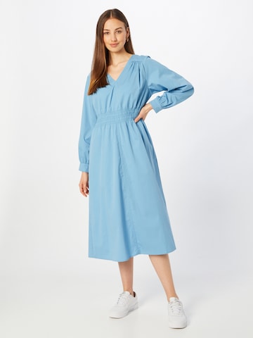 Robe-chemise 'Leonita Lana' MSCH COPENHAGEN en bleu