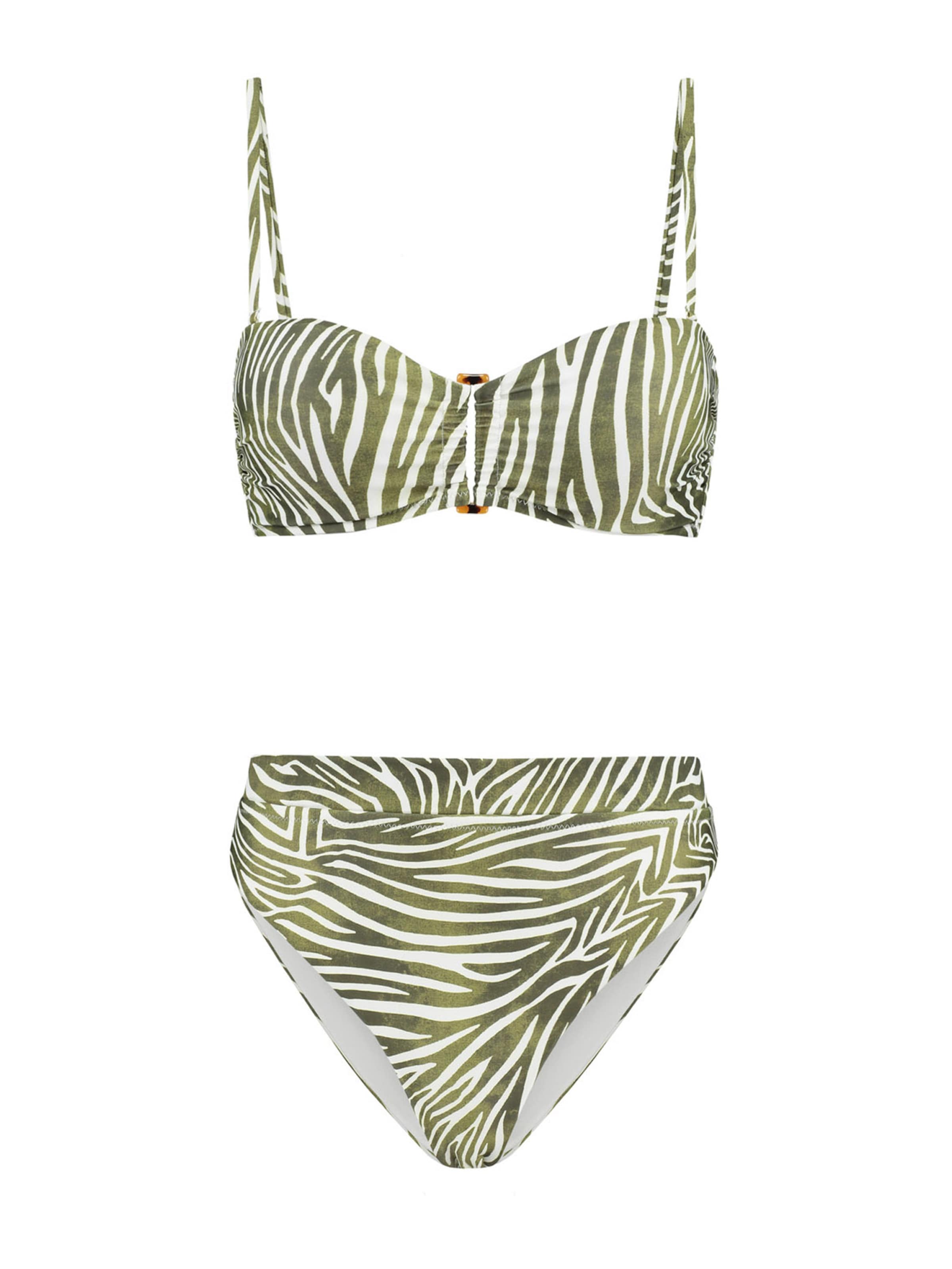 Bandeau Bikini 'ZOE' Shiwi en vert : devant
