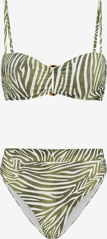 ShiwiBandeau Bikini 'ZOE' - zelena boja: prednji dio