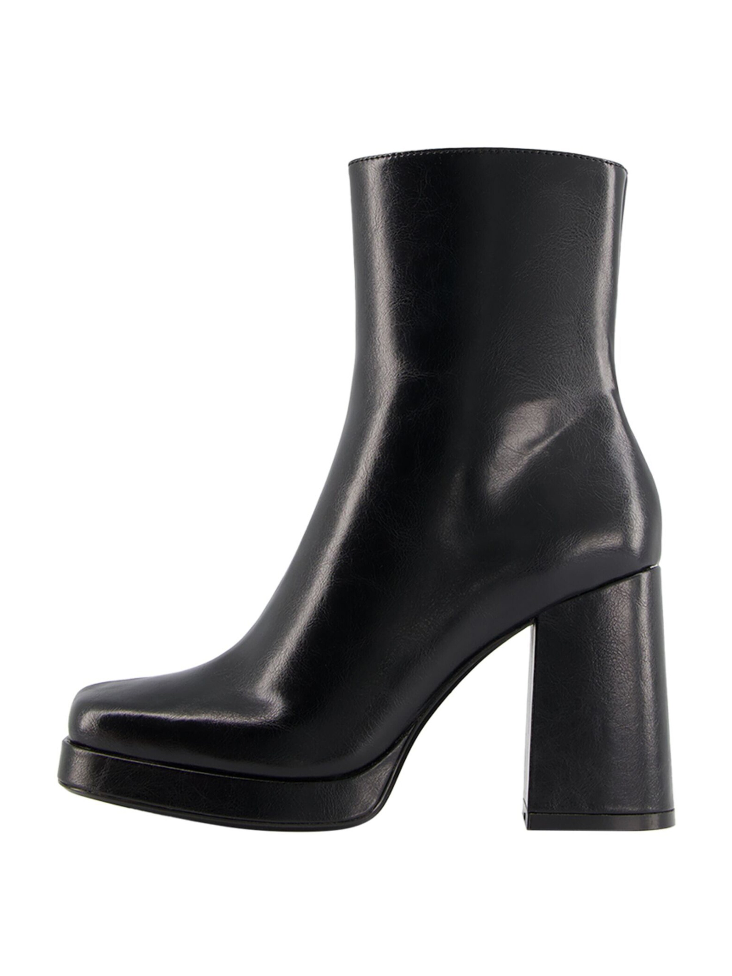 Bershka Rövid szárú csizmák - fekete