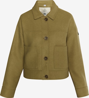 DreiMaster Vintage Between-season jacket 'Imane' in Green: front