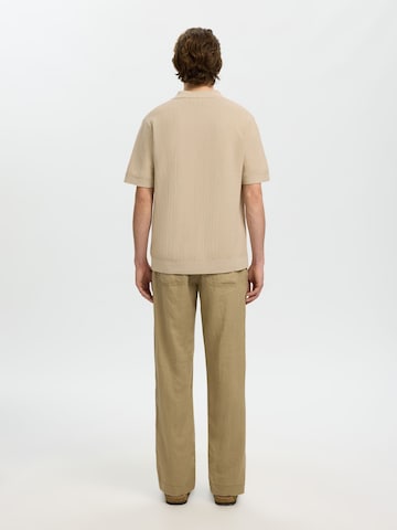 SELECTED - Jersey 'SLHMattis' en beige