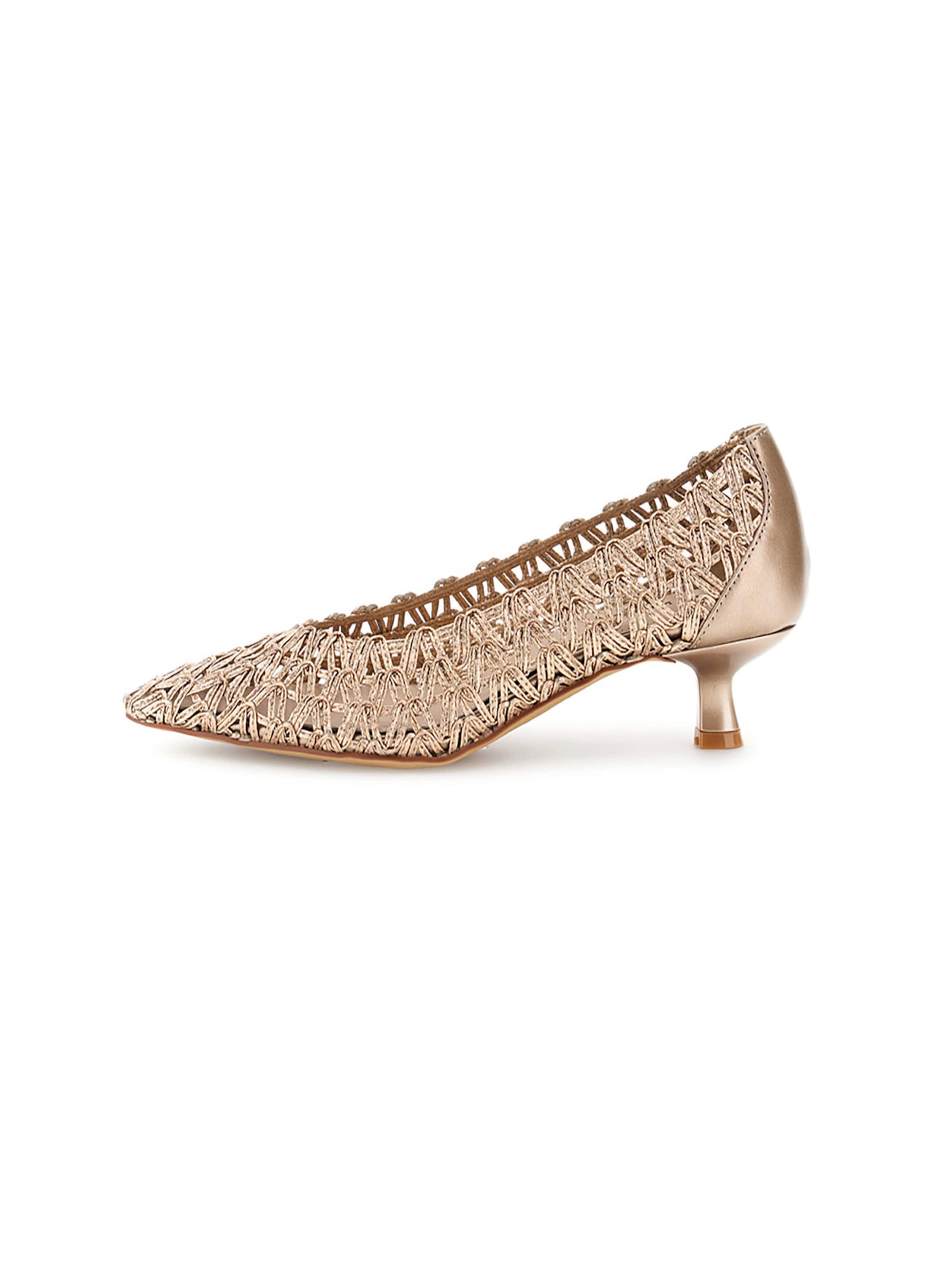 CAFè NOIR Pumps in Goud: voorkant