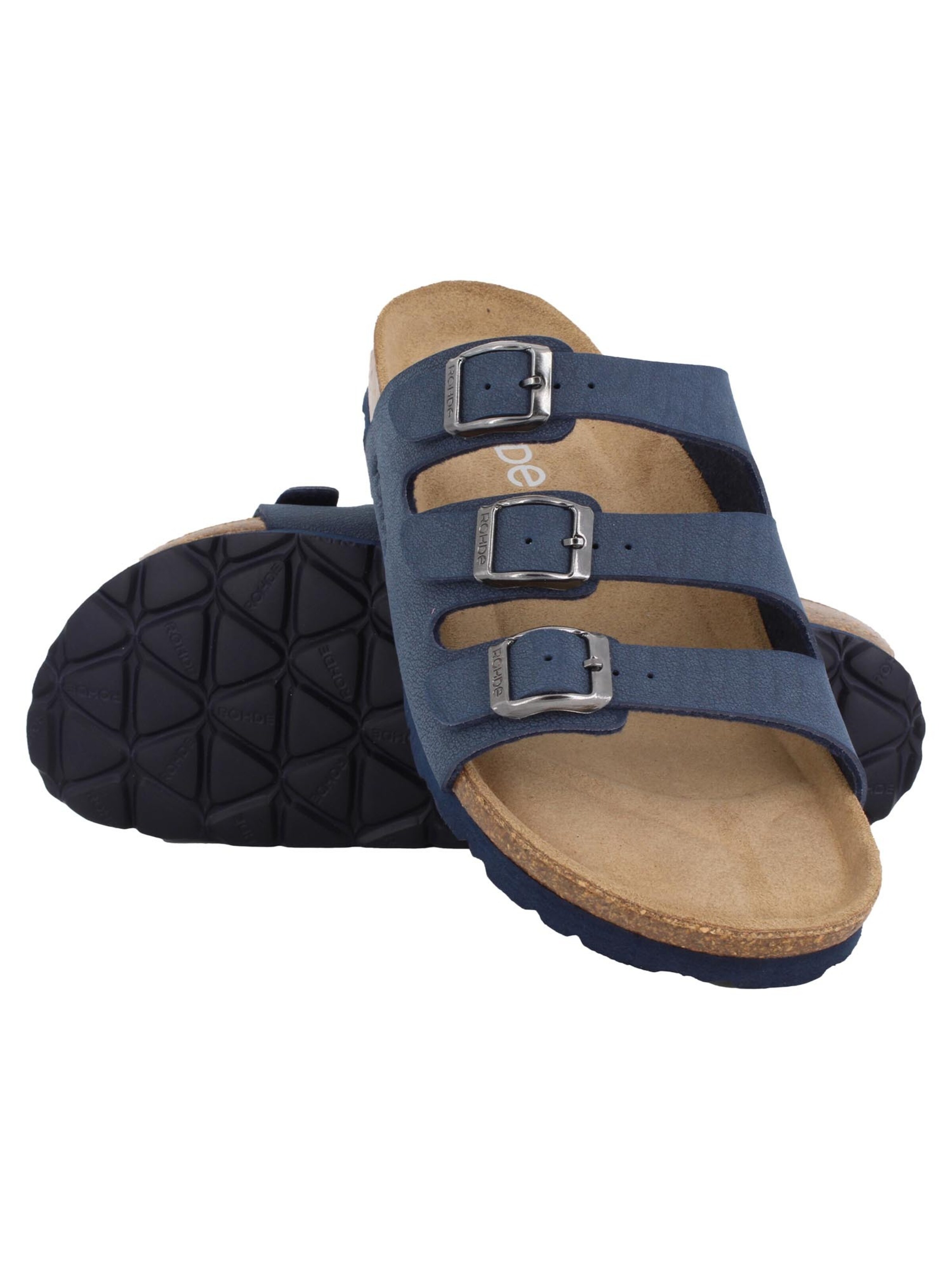 ROHDE Mules 'Alba' in Blue