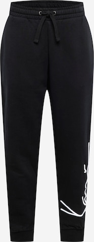 Karl Kani Tapered Broek in Zwart: voorkant