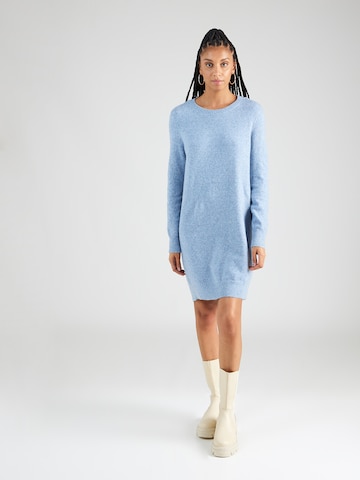 VERO MODA Knitted dress 'DOFFY' in Blue: front