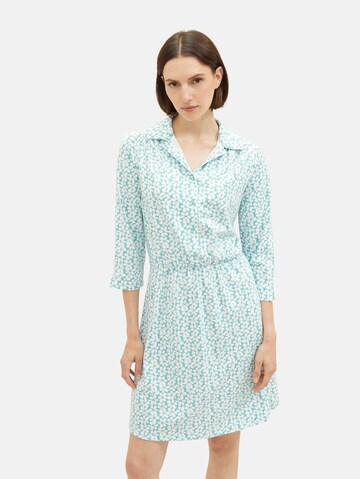 TOM TAILOR Shirt dress in Blue