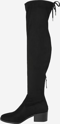 STEVE MADDEN Over the Knee Boots 'SALVAGE' in Black