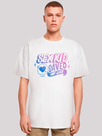 T-Shirt 'Sex Education Sex Kid   Netflix TV Series' F4NT4STIC en blanc : devant