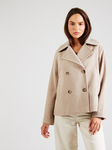 Manteau mi-saison 'SLFALMA' SELECTED FEMME en beige : devant