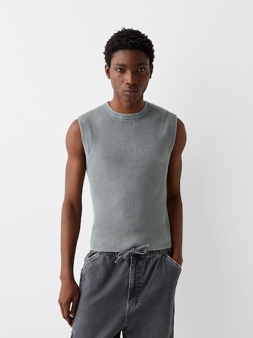 T-Shirt Bershka en gris : devant