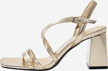 Pull&Bear Sandal i guld: framsida