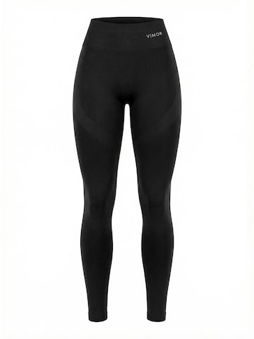 Vimor Skinny Leggings 'Joy Scrunch' in Black: front