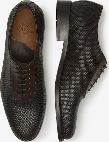 LOTTUSSE Lace-Up Shoes 'Oxford ' in Brown