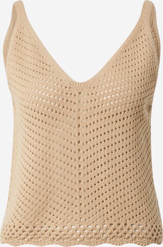 mbym Gebreide top in Beige: voorkant