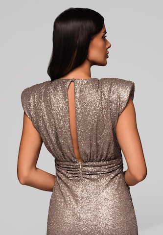 Robe de soirée Ombre en beige