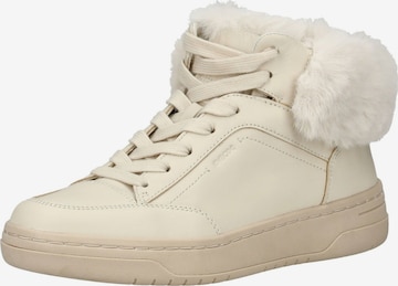 GEOX Sneakers hoog in Wit: voorkant