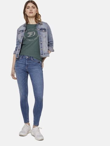 Tricou de la TOM TAILOR DENIM pe verde